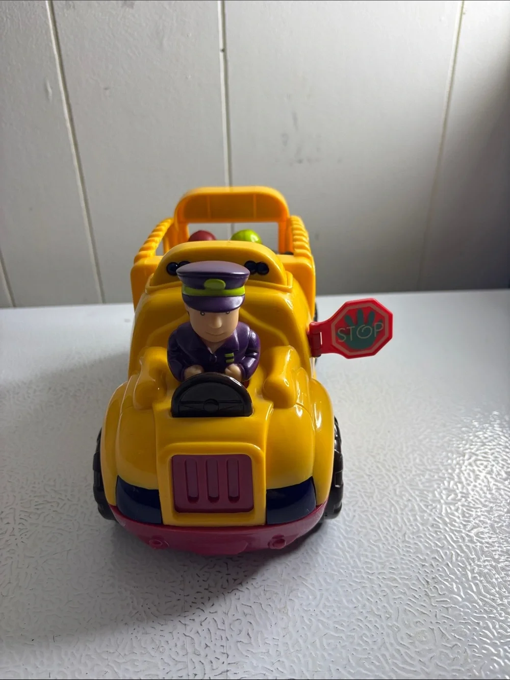 Boogie Bus Yellow Kids Toy Bus with Figures